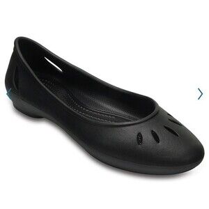 Crocs Black Kelli Flats